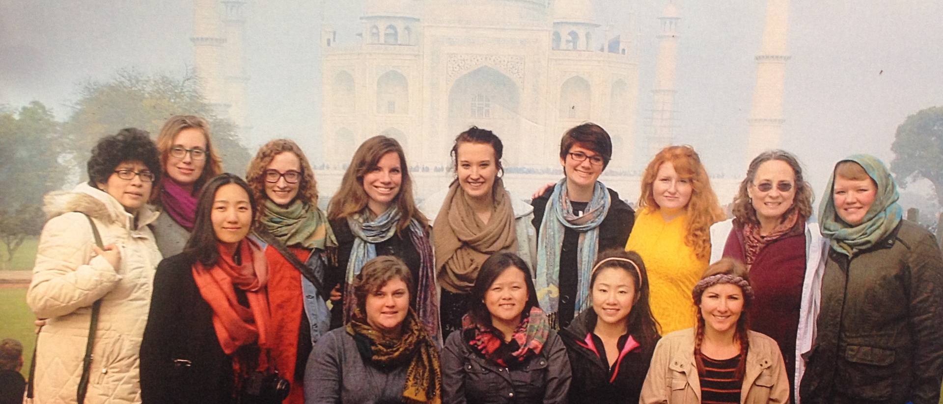 UW-Eau Claire students on India immersion trip