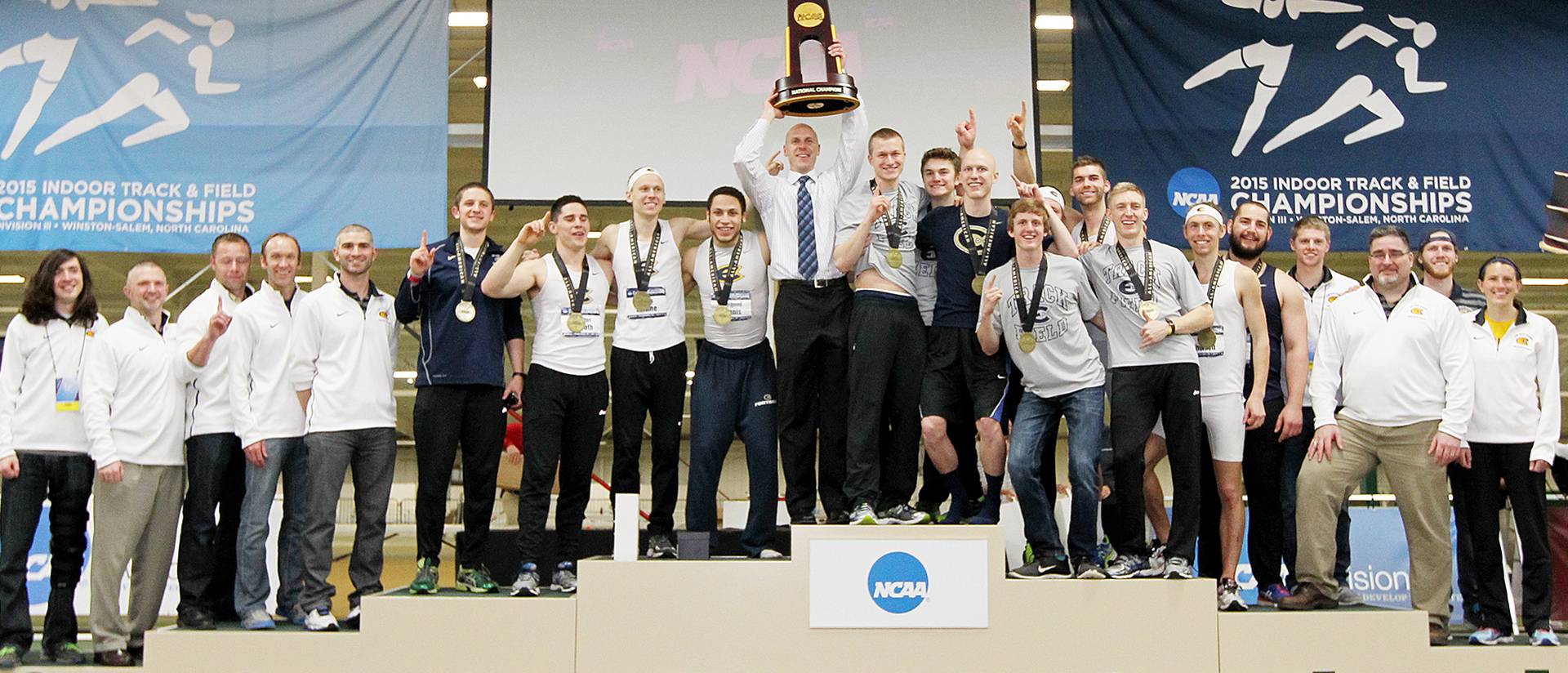 National Champions: Blugold Men's Indoor Track and Field