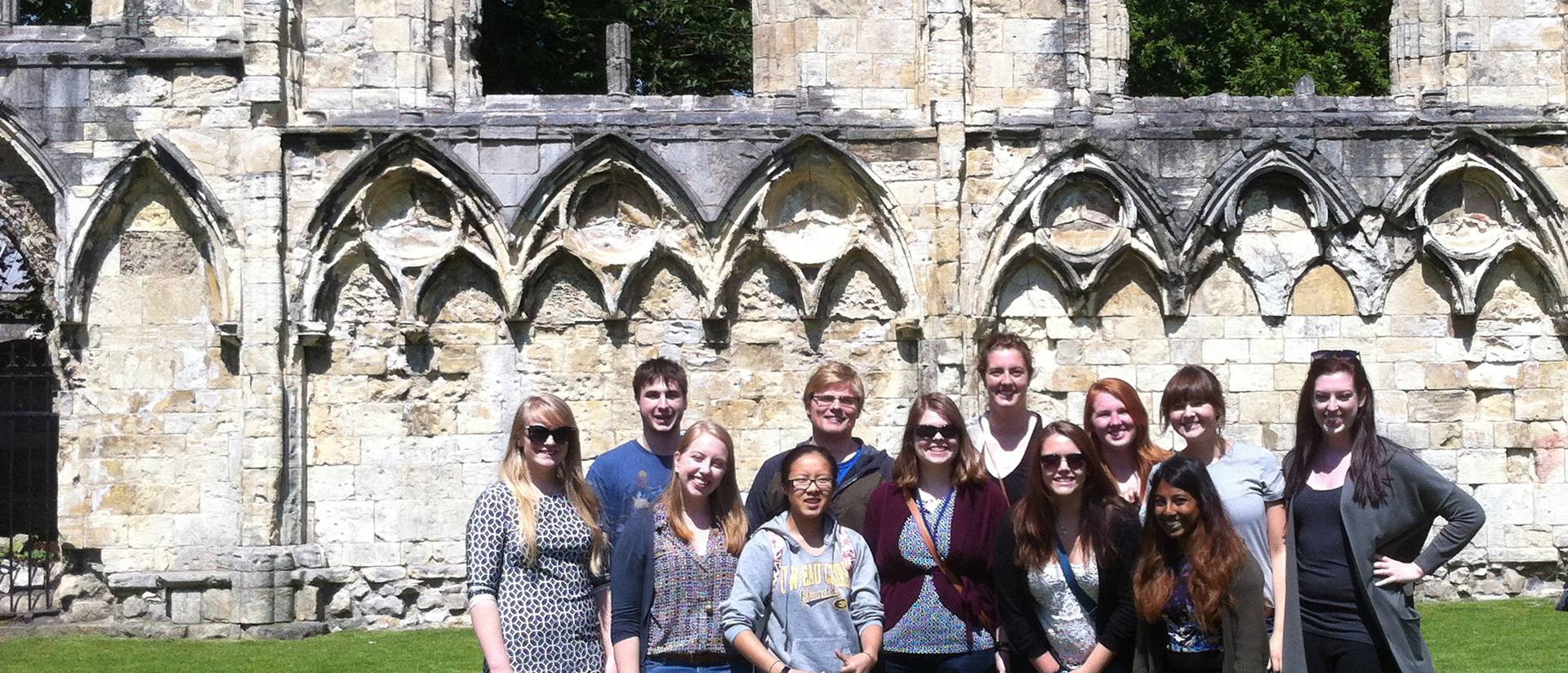 UW-Eau Claire students in England