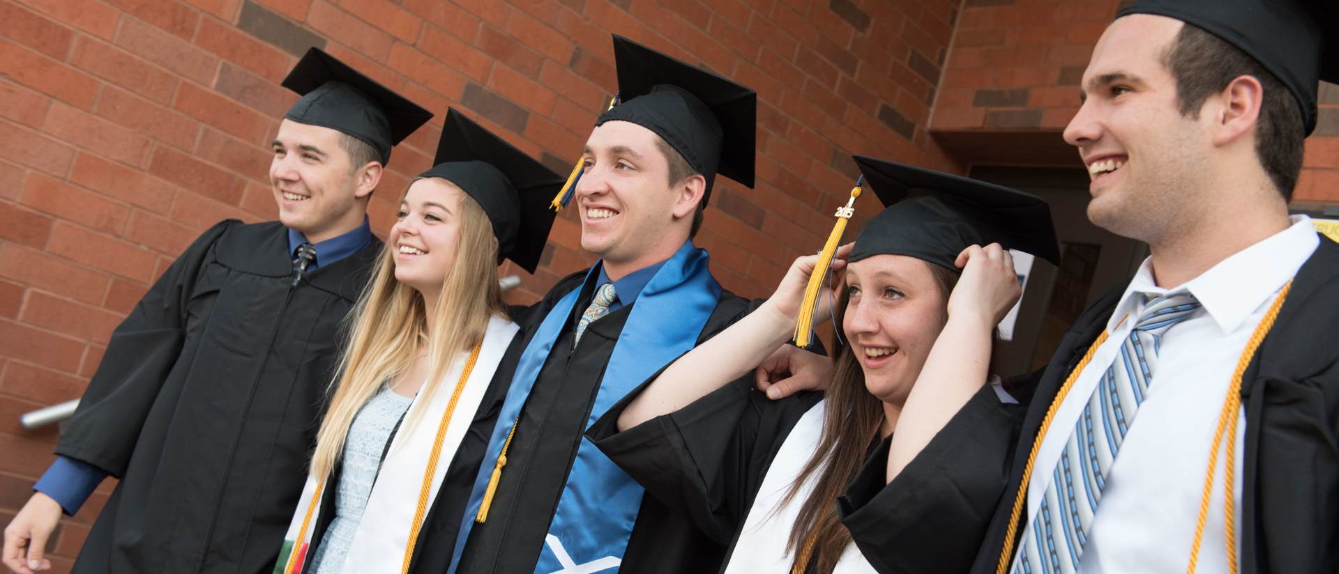 UWEC Honors students at graduation