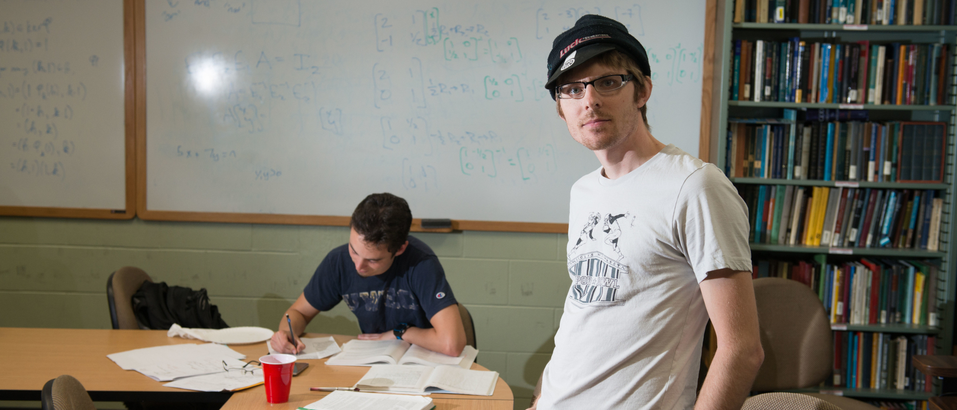 Photo of math student Chris Magyar.