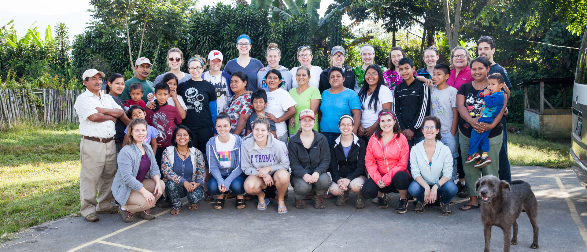 Students during Guatemala immersion trip