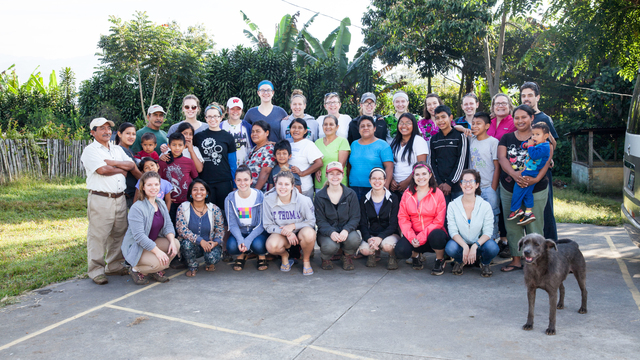 Students during Guatemala immersion trip