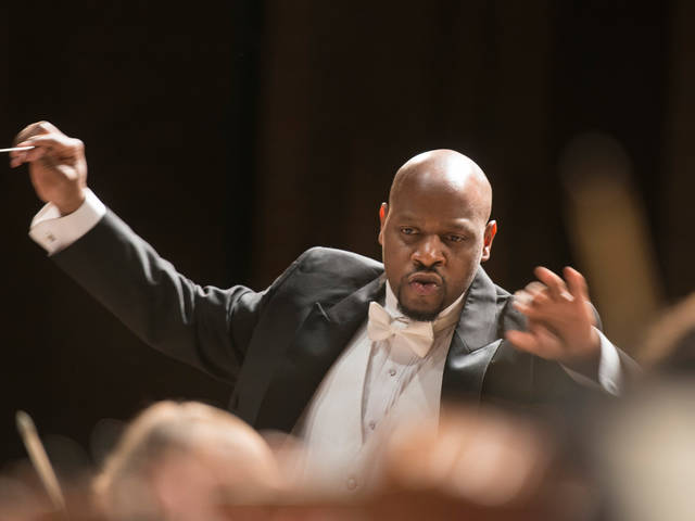 Concert Choir conductor Dr. Frank Watkins