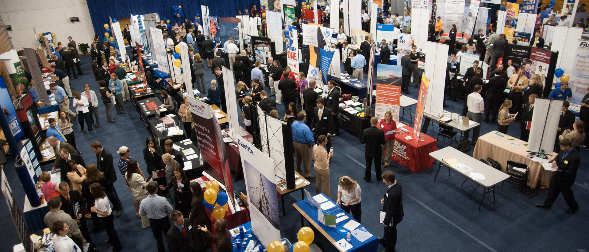 Students and employers at Career Conference