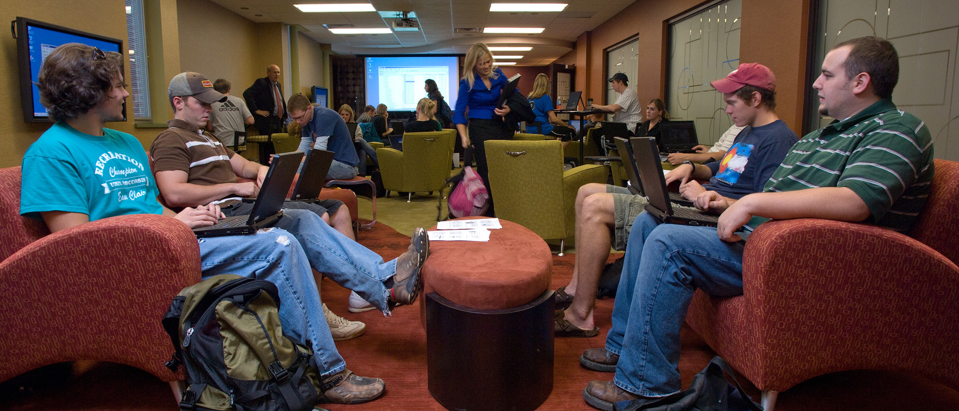 Students in Interactive classroom