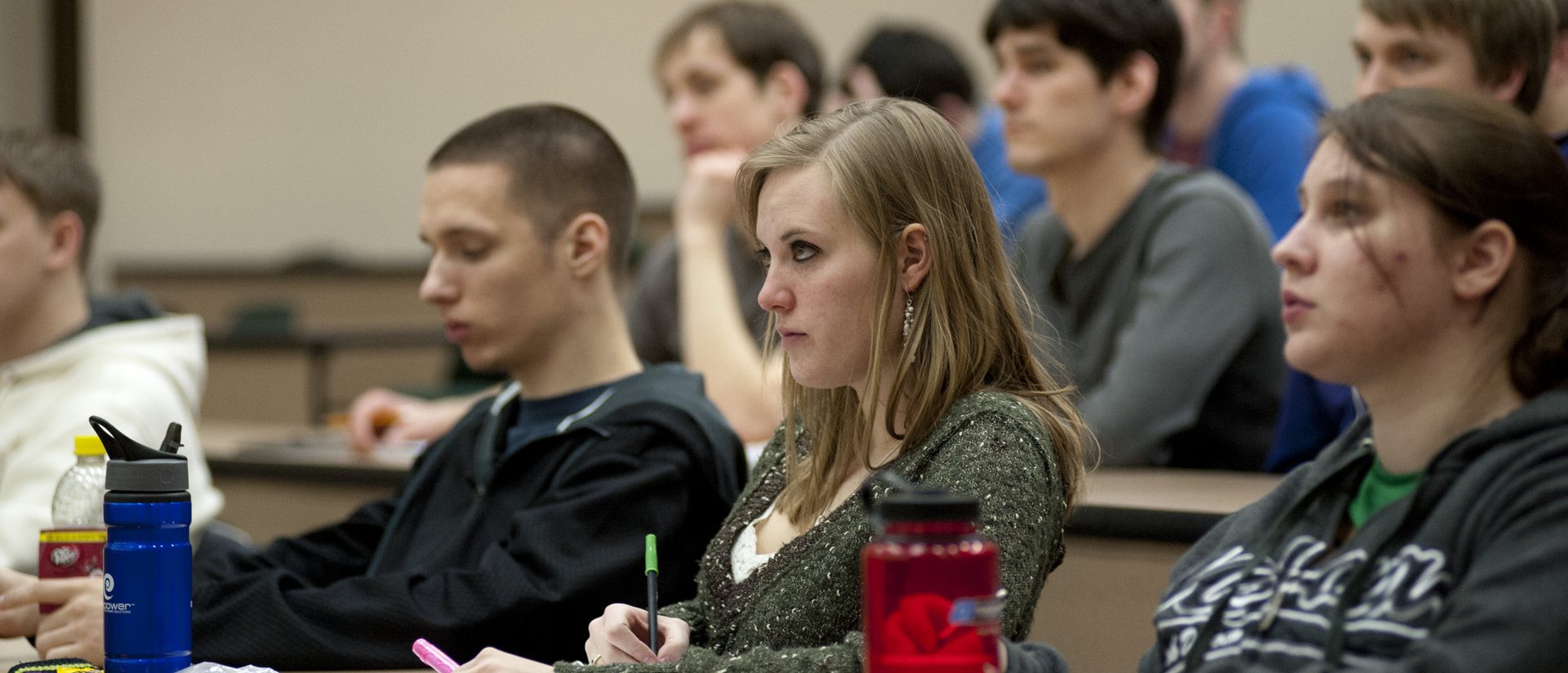 Students in a Computer Science class