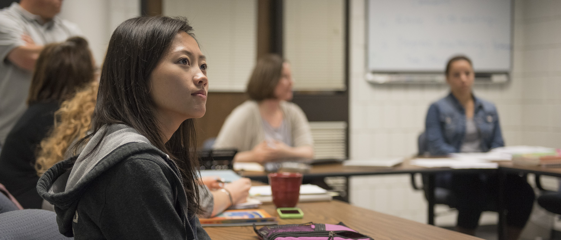 Students in a Psychology class