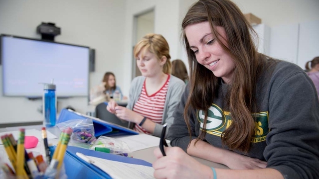 A Student in a Classroom