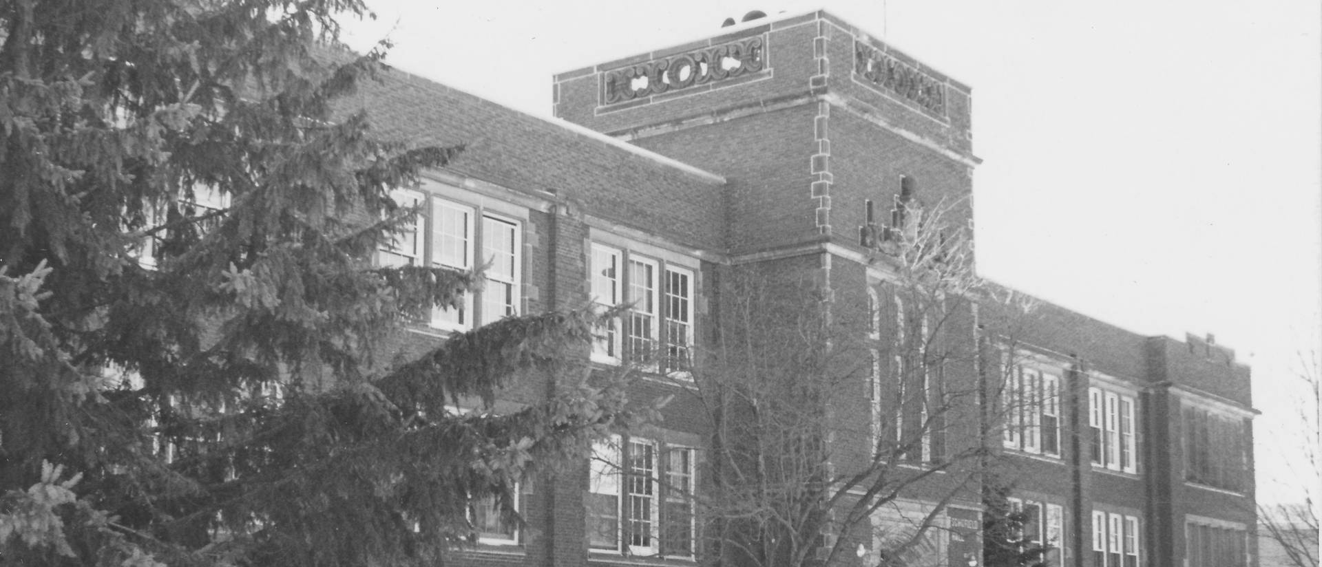 Picture of Schofield Hall taken from the Eau Claire Photo Archive 