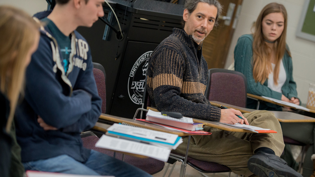 Manny Fernandez in literature class for LAS