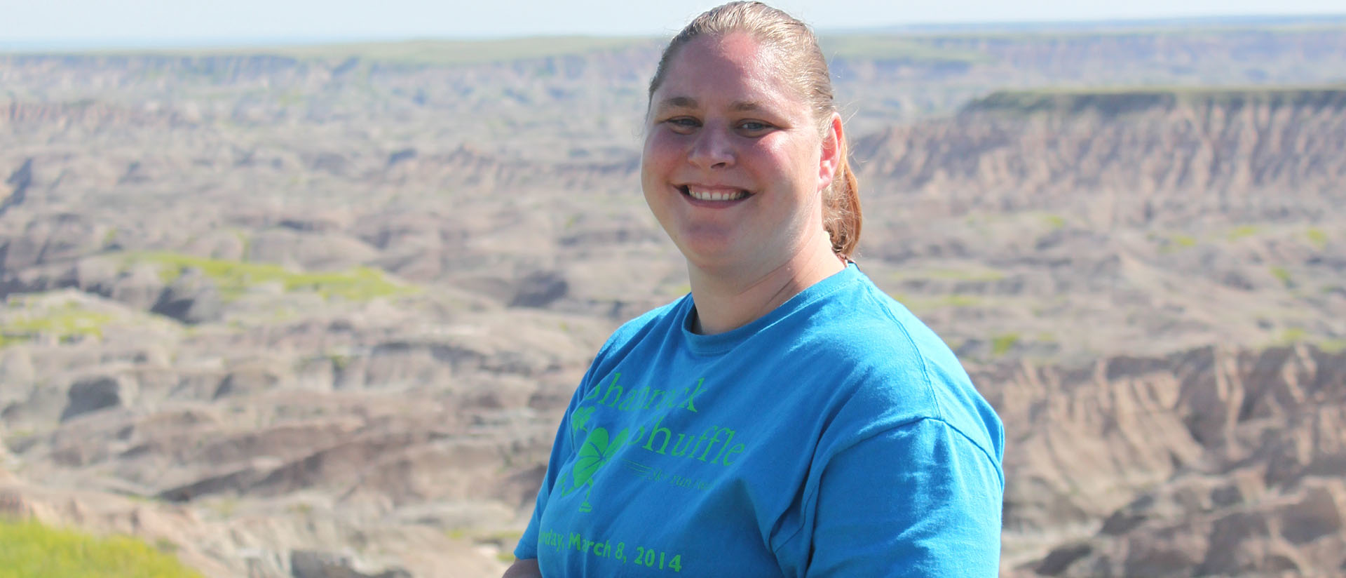 Kristi Bechtel, '14 AIS and social work graduate, who completed an internship at the Ho-Chunk nation social services.