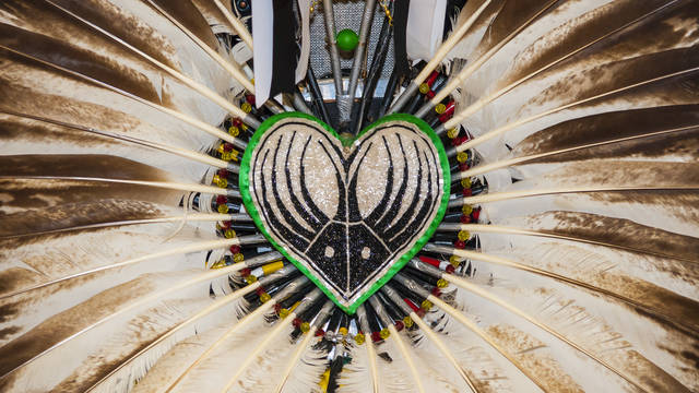 Feather headdress, Powwow