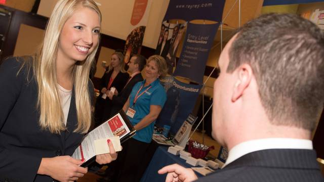 Student at Career Conference