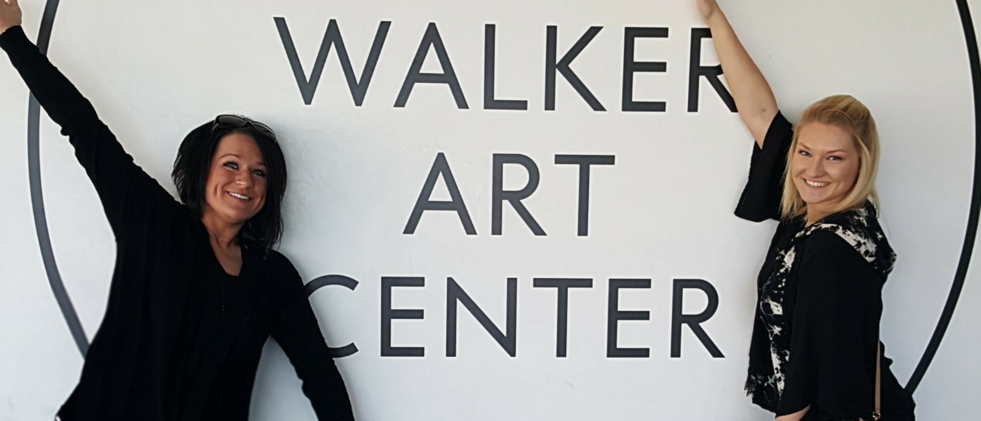 Students visit the Walker Art Center in Minneapolis