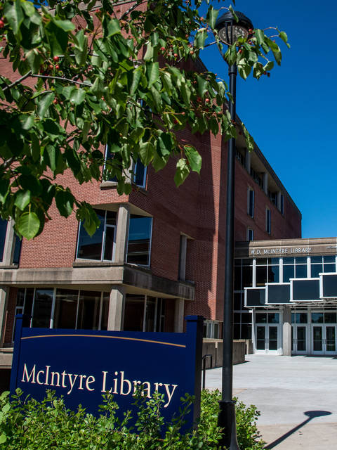 McIntyre Library entrance