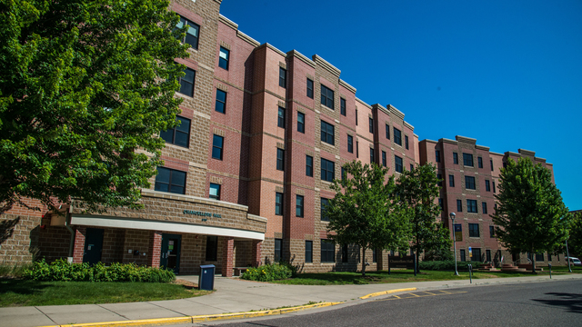 Exterior shot of Chancellors Hall