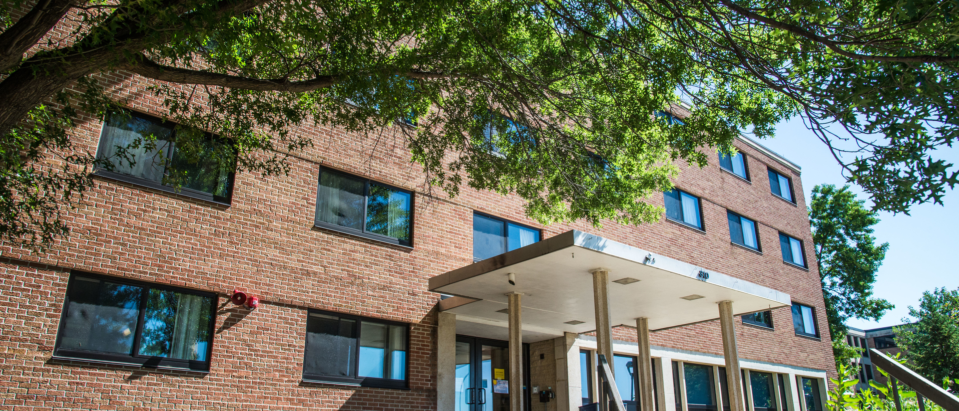 Exterior shot of Oak Ridge Hall