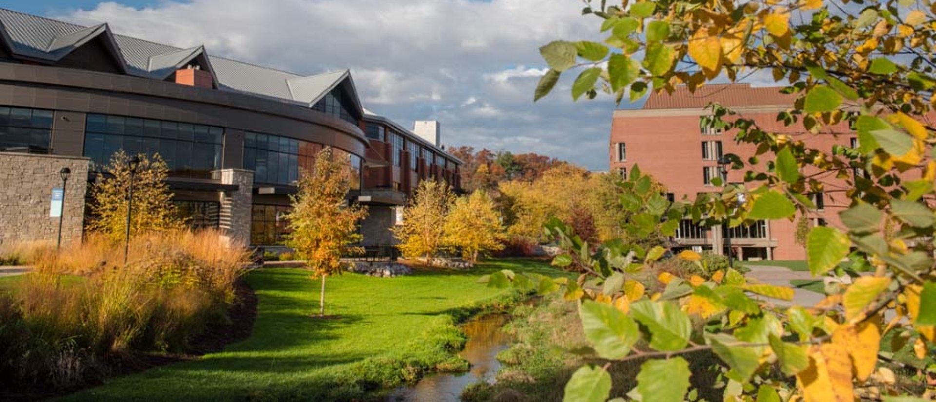 Fall campus beauty shot