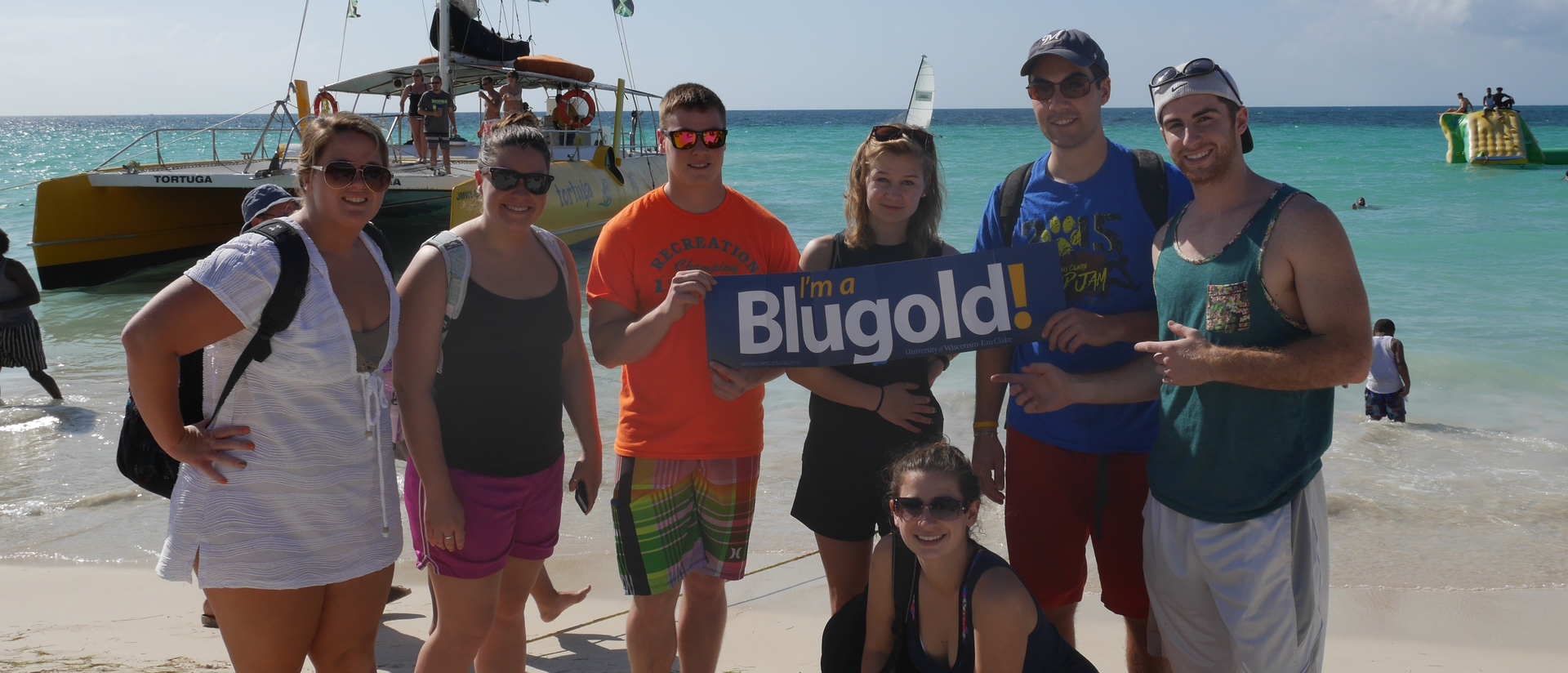 English students on immerison trip to Jamaica