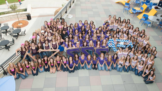 Sorority recruitment in Davies center
