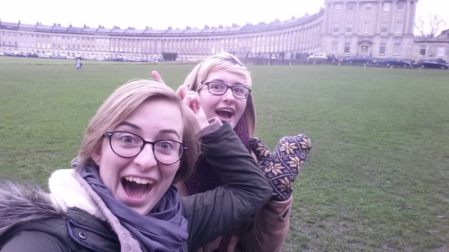 Students in Winchester, England.