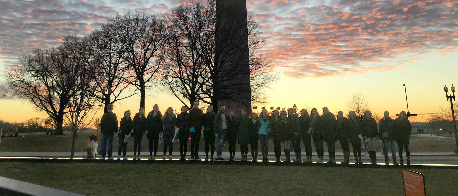 Blugolds on Winterim immersion experience in Washington, D.C.