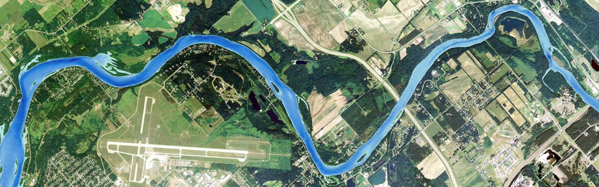 Aerial image of Eau Claire