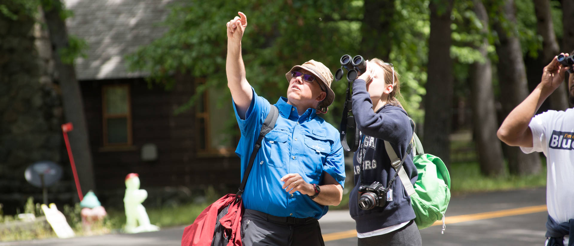 Students learning about many areas of Yosemite.