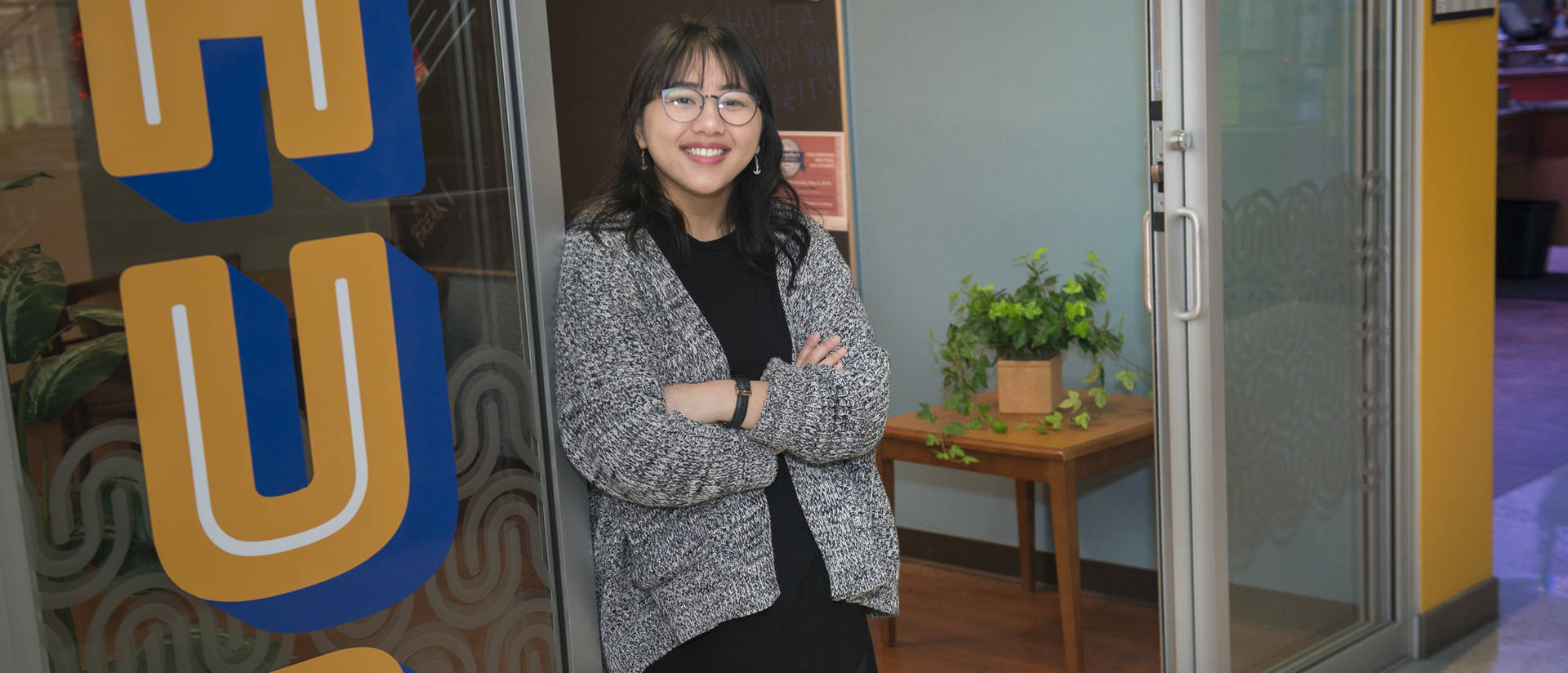 Helping to create the Hub, a space where Blugolds can find student resources, is among Amanda Thao’s accomplishments.
