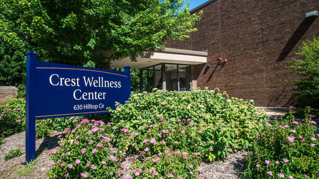 Crest Wellness Center Exterior Sign